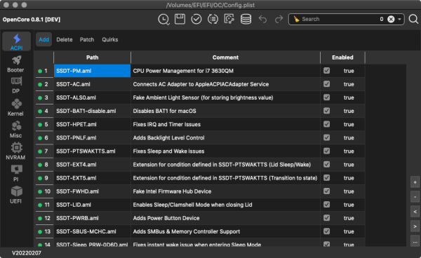 OpenCore Auxiliary Tools (OCAT)  编辑器下载   修改黑苹果  OpenCore 引导管理器的 config.plist