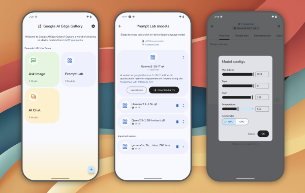 谷歌 Google AI Edge Gallery  1.0.3  手机本地离线运行AI 模型  app下载