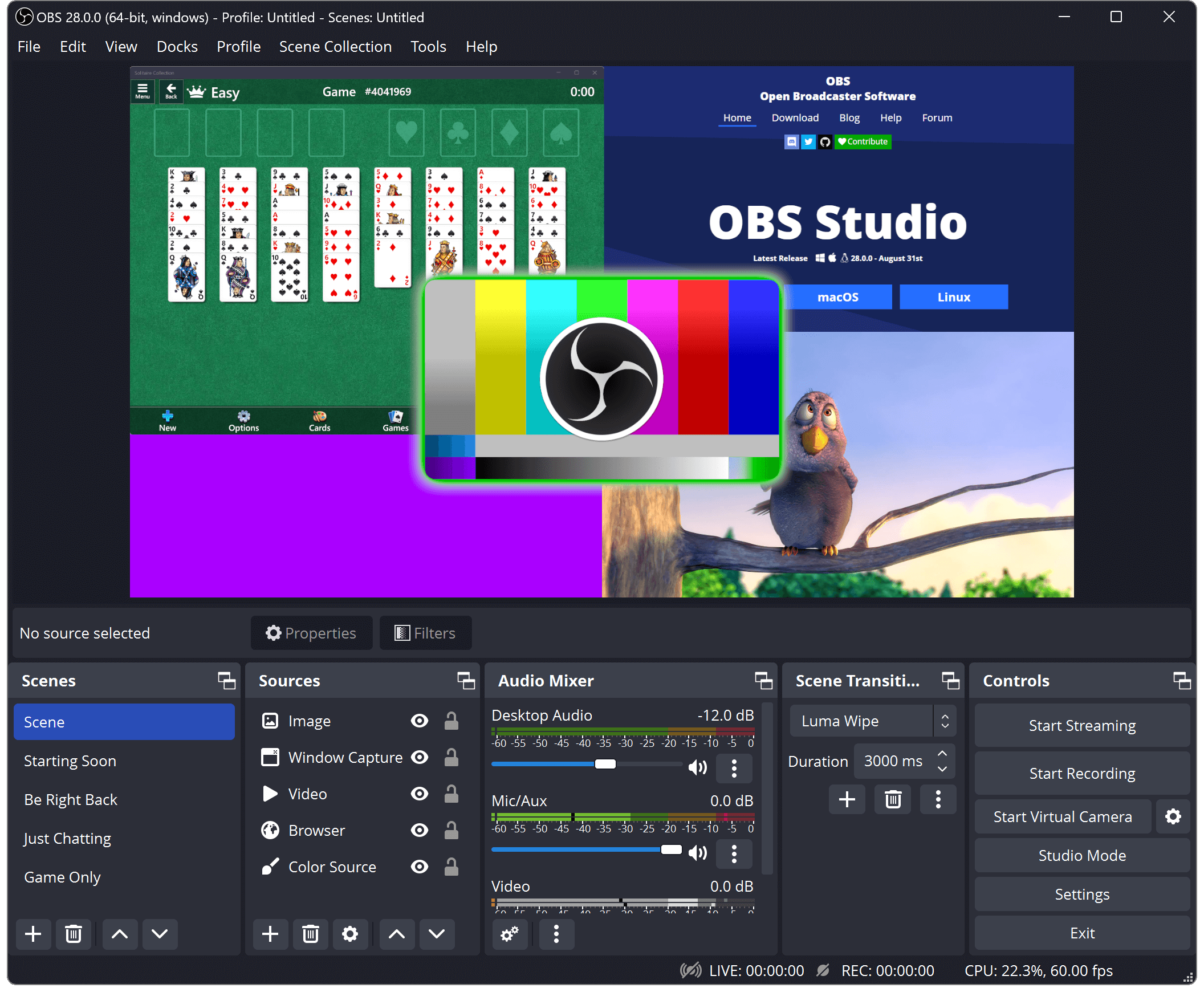 obs studio 直播推流软件 免费正版安装包下载 支持Windows与Mac插图 obs studio 直播推流软件 免费正版安装包下载 支持Windows与Mac插图