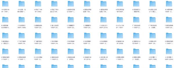 付费资源 1-10岁儿童动画片合集 100多部 440GB