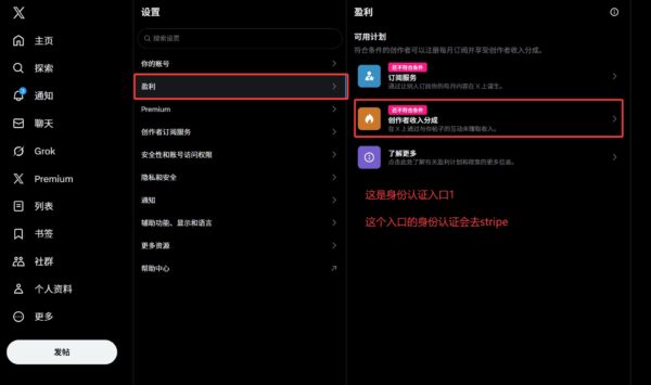 X 大陆身份创作者收益认证 Bug：护照快速过审领收益