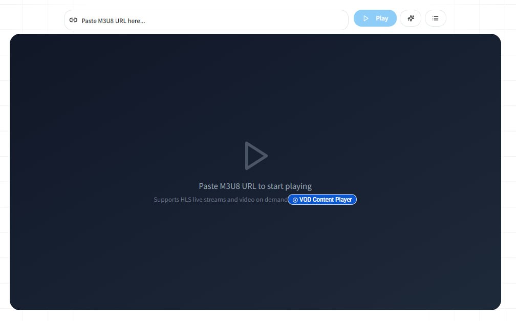 免费在线M3U8播放器