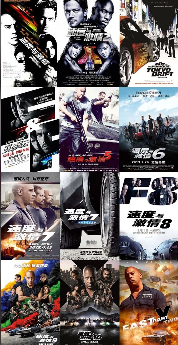 速度与激情 1-10 部合集 4K 60 帧 / 120 帧 特效中英字幕 夸克网盘下载插图 速度与激情【1-10 部合集】