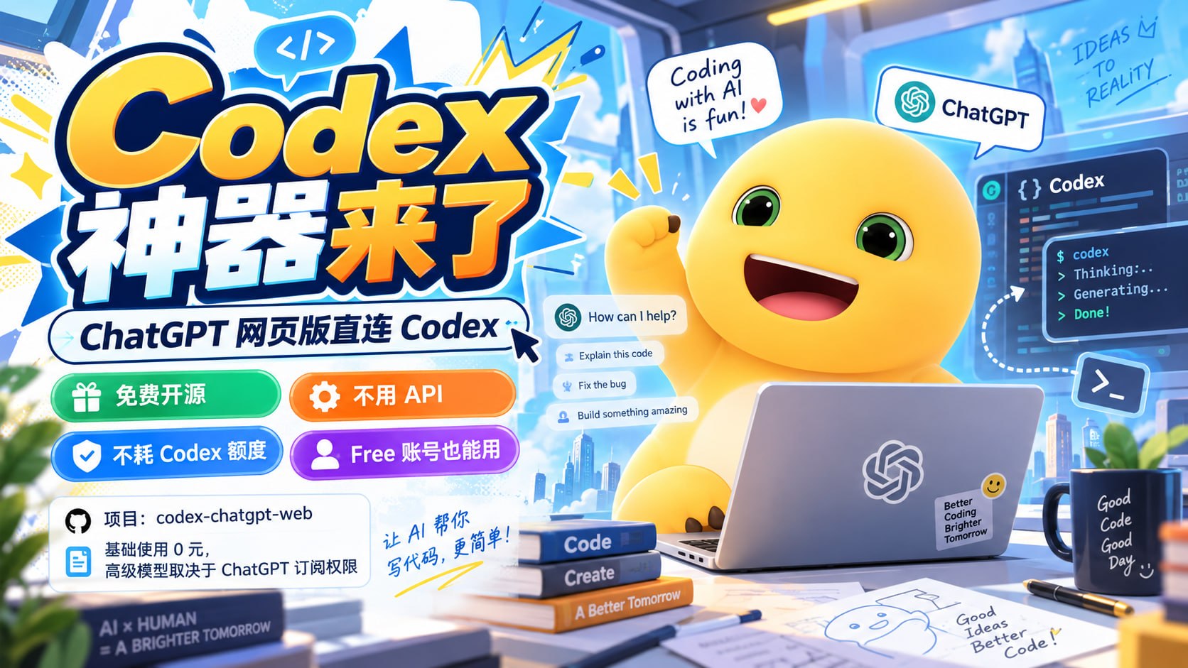 CodeX怎么又又又不够了?我又来帮你了!