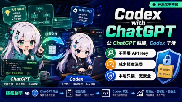 Codex with ChatGPT：把推理与代码执行分开做