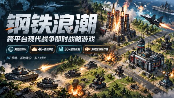 《钢铁浪潮 Steel Tide》：浏览器里玩现代战争 RTS