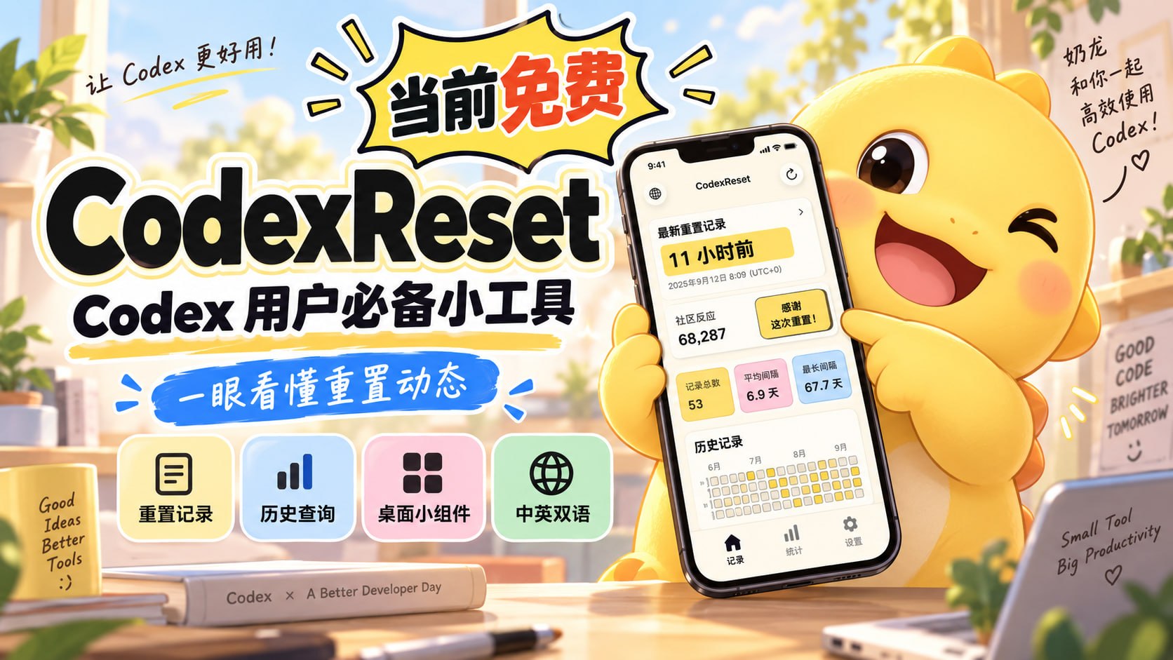 Tibo 的 CodeX 重置随时随地查看