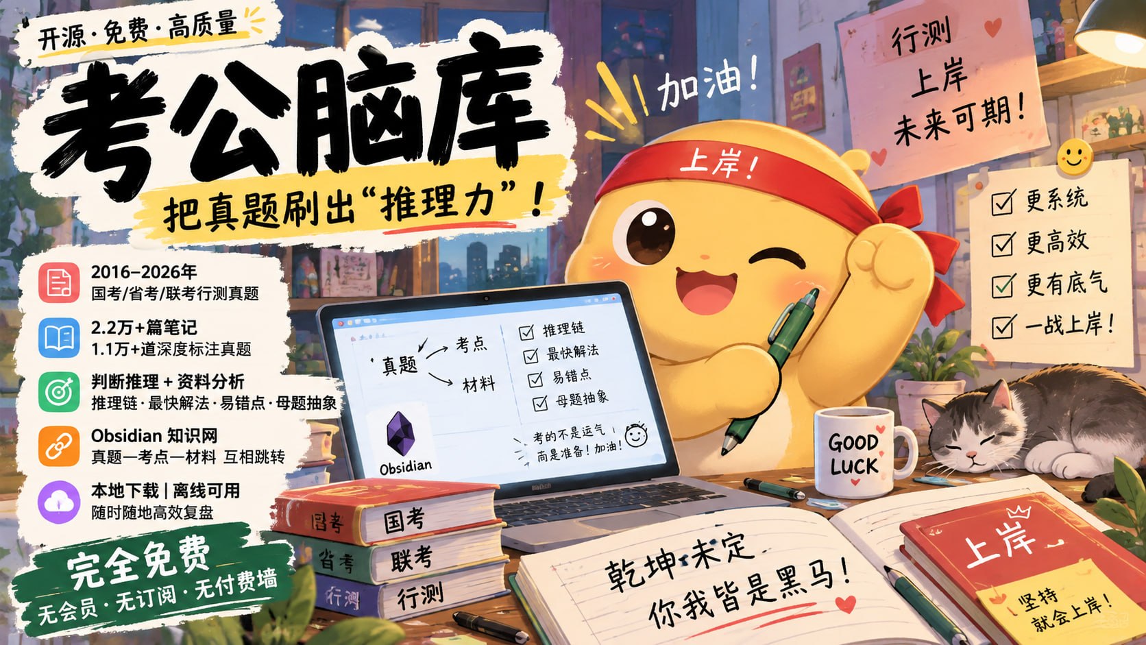 考公脑库