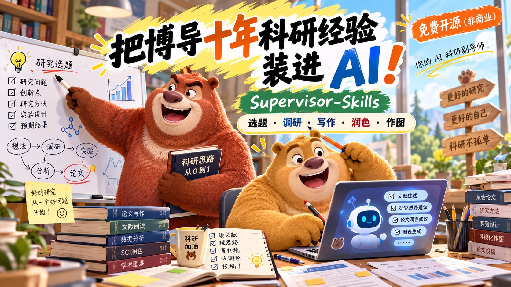 将博导十年科研经验,炼化为你的 AI 副导师
